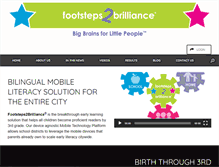 Tablet Screenshot of footsteps2brilliance.com